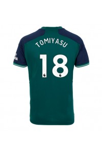 Arsenal Takehiro Tomiyasu #18 Jalkapallovaatteet Kolmaspaita 2023-24 Lyhythihainen